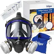 [Dräger] X-plore 5500 Full Face Respirator Mask, Universal Size, available as Bushfire Kit with Filters or individually
