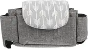 ifundom Heavy Duty Polyester Stroller Bag Organizer Bag Straps Fits All Strollers