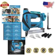 Professional 20V Cordless Nail Gun with 2784 Staples & Nails - DIY Essential