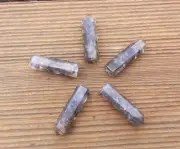BLUE AVENTURINE ORGONE SINGLE TERMINATED CRYSTAL GEMSTONE PENCIL POINT (ONE)