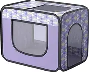 Foldable Pet Drying Crate, Foldable Pet Drying Box, Cat Dryer Box, Portable Pet Drying Chamber, Anti Flying Hair Drying Box, Breathable Drying Box Suitable Use for Pets