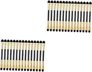Baluue Eyeshadow Applicator 30 Pcs Eye Shadow Brush Make up Sponges Eye Shadow Stick Makeup Supply Mini Makeup Double Sided Makeup Brush Makeup Supplies Makeup Eyeshadow Makeup Accessory Fiber