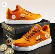 Trump 47 crypto President bitcoin sneakers