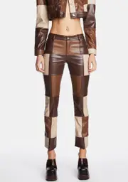 [Poster Grl] Not The Same Patchwork Pants