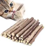 50 Pcs Natural Catnip Sticks Organic Cat Chew Toys Cat Teeth Cleaning for Cat