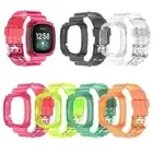 For Fitbit versa 3 3Gen/ Sense Silicone Watch Band Wrist Strap With Bumper Case