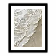 Waves 3D Art texture Framed Art