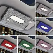 Glitter Cars Tissue Holder Box Cover For Sun Visor Napkin Backseat Case Srotages
