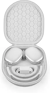 Smart Case for New Apple AirPods Max Supports Sleep Mode , Hard Organizer Portable Carry Travel Cover Storage Bag (Grey)