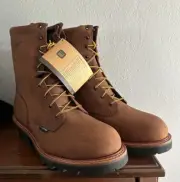Red Wing 4417 LoggerMax Mens 11 D 9" Safety Toe Waterproof Insulated Work Boots