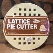 Vintage Lattice Pie Cutter Criss Cross Pie Crust