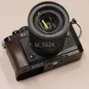 Ebony Hand Grip Wood L Plate Bracket Tripod Quick Release for Nikon ZF Camera