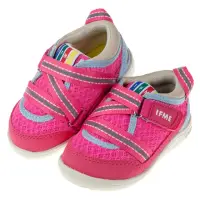 在飛比找momo購物網優惠-【布布童鞋】日本IFME粉紅Z型經典寶寶機能學步鞋(P8C0
