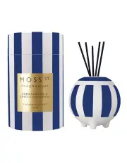 [Moss St. Fragrances] Sandalwood & Spiced Mandarin - Large Ceramic Diffuser 350ml