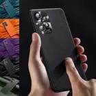For Samsung Galaxy A23 A32 A33 A53 A73 Solid Color Leather Light Thin Phone Case