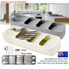 Kitchen Drawer Organiser Cutlery Tray Insert Cabinet Utensil Storage Box Holder