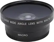 Wisoqu 67mm 0.43x Professional Wide Angle Lens with Macro Close-Up Attachment for Digital SLR Cameras, with Storage Bag