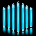 Glow in the Dark Sticks 100 Ct 6" Glow Sticks Bulk Party Pack End Caps Lanyards