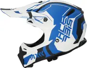 Acerbis Profile 5, motocross helmet , color: Matt White/Blue/Black , size: M