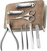 Generic 1 Set Nail Set Nail Clipper Nail Tools for Nail Art Nail Art Kit Nail Kit Nail Gel Nail Polish Manicure Tools Nail Art Tool Stainless Steel Manicure Kit Nail Scissors Grooming Kit