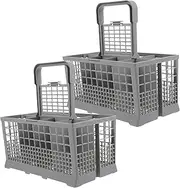 OKUMEYR Dish Drying Rack 2 Pack Dish Storage Rack Chopsticks Holder Plate Storage Utensil Basket for Dishwasher