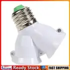 5Pcs 2 in 1 E27 Lamp Socket Splitter Adapter Light Bulb Base Stand Holder