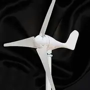 Windmill Generator, Small 3 Blades Wind Turbine Kit, No Noise Turbine Generator with Charge Controller, for Boats Terraces Cabins Mobile Homes Charging (Size : 12v-600w)