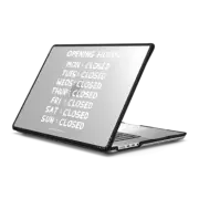 MacBook Pro 16-inch (M1 - M4) Impact Case OPENING HOURS Laptop Case