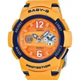 在飛比找遠傳friDay購物優惠-CASIO Baby-G 活力甜心運動休閒腕錶-橘-BGA-