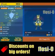 6IV Shiny Lucario Pokemon Scarlet and Violet