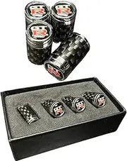 Carbon Fibre Tire Valve stem caps for GTR Skyline, R35, R34, R33, R32 GT-R, Wheel, Gift