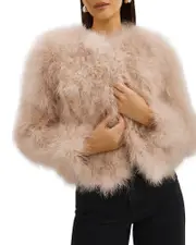 Lamarque Deora Feather Jacket