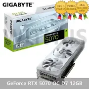 GIGABYTE GeForce RTX 5070 EAGLE OC ICE SFF D7 12GB Gaming Graphics Card