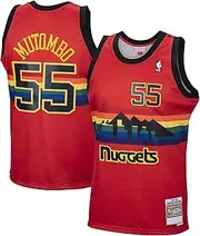 [Outerstuff] Dikembe Mutombo Denver Nuggets Red Youth 8-20 Hardwood Classic Soul Swingman Player Jersey