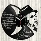 Frank Sinatra Vinyl Record Wall Clock Decor Handmade 2130