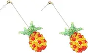[SHERCHPRY] 1 Pair thread beads Fruit Ear Pendant drop earrings for women three-dimensional accessories decorate