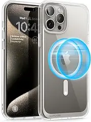 SUPCASE for iPhone 15 Pro Max Case (Unicorn Beetle Mag), [Compatible with MagSafe] [Military-Grade Protection] Protective Slim Clear Magnetic Shockproof Phone Case for iPhone 15 Pro Max, Clear