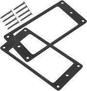 JEWEDECO 2 sets Electric Guitar Pickup Frame Mounting Rings with Screws Wear Resistant Pickup Covers for Compatibility and High Precision Sound Capture