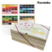 Kuretake Faceted Aesthetic 100 Colors Set 3MC20/100WD3 Limited Edition Kiri-Box