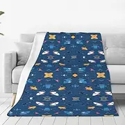 SIULAS Sofa Throw 50" X 60",Fluffy Soft Warm Versatile Fleece Shark Blanket For Couch/Bed/Single Size,Grey
