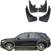 Mudflaps Compatible for Benz GLE W167 Mudguard Splash Mud Flap Guard Fender Mudguards Car Accessories Auto Styline Front Rear 4pcs(Army Green)