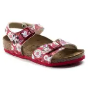 Birkenstock Birko Flor RIO Minnie Flowers Red DISNEY BNIB **RARE** 1006776