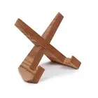 Cook Book Stand Non-slip Hands-free Recipe Book Holder Display Stand Wooden