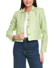 St. John Lurex Baby Eyelash Jacket