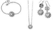 Brighton CELESTE HEART Necklace Earring Bracelet Set NWT