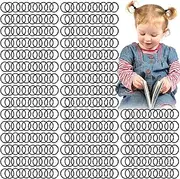 JOYOYO 360 Pcs Baby Hair Ties Elastic Hair Ties for Toddler Girls Small Size Hair Bobbles 2 cm, Black Color Hair Bands Hair Accessories for Baby Girls
