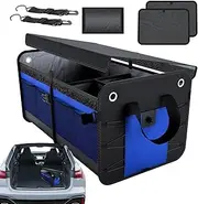 Car Storage Organizer - Car Organization Box - Foldable Truck Storage Trunk, Large-Capacity Multi-Compartment Storage Box for Car Organization