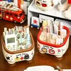 Multi Grid Stationery Storage Box Large Capacity Desktop Container Desktop