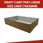 Cake Boxes Tray 50Pk Kraft Large Birthday Sweet Boxes Cake Decorating Disposable