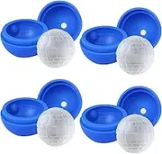 Star Wars Death Star Ice Cube Tray Molds Silicone Ice Molds Pack of 4